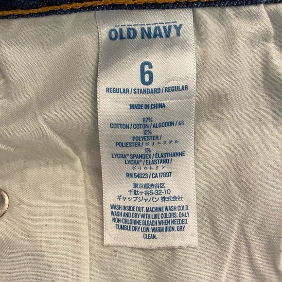 OLD NAVY Boyfriend Skinny Ankle Jeans Whiskered Ex - Picture 5 of 5